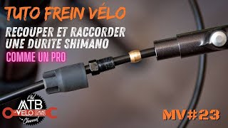 COMMENT RECOUPER UNE DURITE de frein Shimano comme un pro  Mecavlog 23 [upl. by Yrem161]