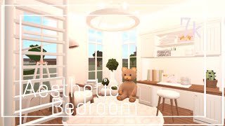 Aesthetic Bedroom  nogamepasses  Bloxburg [upl. by Ormiston224]