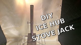 Building a stove jack for my Eskimo Fatfish 949i Ice Hub [upl. by Jessalyn]