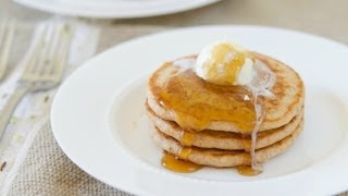 The BEST ever 100 Whole Wheat Pancakes  Breakfast Recipe [upl. by Argent92]