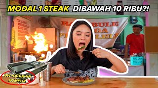 STEAK BERKUALITAS CUMA 25RB 100 MEAT NO MELTIQUE [upl. by Helve132]