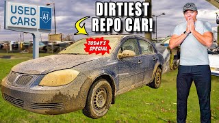 Cleaning The DIRTIEST Car Bought At Auction [upl. by Aromat907]