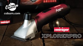 Heiniger XPLORERPRO Two Speed Cordless Clipper [upl. by Onirefez]