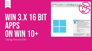 Easily run 16 bit apps in Windows 1011 with WineVDM no VM [upl. by Moria]