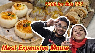 Trying the most EXPENSIVE Dimsums in Guwahati Duck momos and Soupy momos [upl. by Tebazile342]