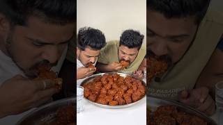 100 SPICY JUMBO MANCHURIAN EATING CHALLENGE😱 Friends Vs Friends😍🔥 shorts eating foodie [upl. by Evelc587]