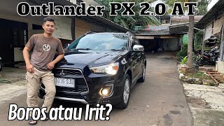 Review amp tes konsumsi BBM Outlander Sport PX 20 AT 2017 [upl. by Imeka119]