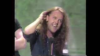 Metallica  quotEnter Sandmanquot Live  Best Metal Performance Win at the 1992 Grammys [upl. by Wash]