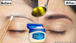 You wont believe it 😍 How To Grow Eyebrows Eyelashes Faster and Thicker in 1 week 💯 Effective [upl. by Heigho]