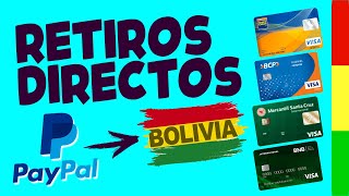 RECIBIR PAGOS PAYPAL en BOLIVIA y RETIRAR a tarjeta de débito o cuenta bancaria local [upl. by Bradshaw]