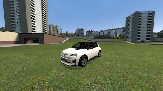 Renault 5 Drivable Dupe Build Advanced Bonemerge  Garrys Mod [upl. by Otecina]