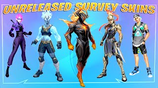 All LeakedUnreleased Survey Skins Fortnite [upl. by Nylahs]