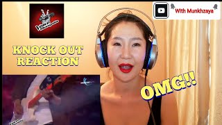 MaralOdS  quot Chinii khusel quot  The Knock Out  The Voice of Mongolia 2020  REACTION [upl. by Drhcir850]