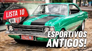 10 CARROS ESPORTIVOS ANTIGOS [upl. by Gasser]