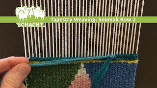 Tapestry Weaving Soumak Row 2 [upl. by Quinta]