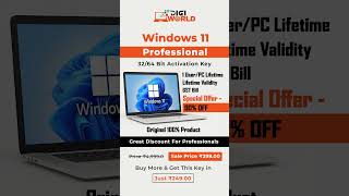 Windows 11 Professional 3264 Bit Activation KeyRetail license windows11 professional retail [upl. by Temme]