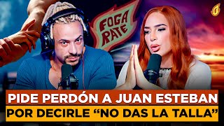 AMELIA ALCANTARA PIDE PERDÓN A JUAN ESTEBAN POR DECIRLE QUE NO DIÓ LA TALLA EN FOGARATÉ RADIO [upl. by Petes]