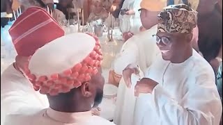 MOMENTS DAVIDO DANCE WITH GOVERNOR SANWOOLU AND CALLS HIM THE REAL 001 [upl. by Orian308]