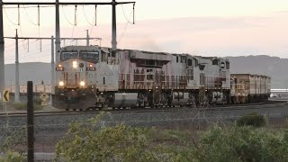 Rio Tinto Empty iron ore service departing Dampier 18072024 [upl. by Strade299]