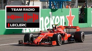 Charles Leclerc full Ferrari team radio after race win in 2019 F1 Italian GP at Monza [upl. by Acima]