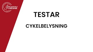 CYKELBELYSNING  VAD SKA MAN VÄLJA  👉🏻 testar olika cykellampor 2018 [upl. by Sherlock]