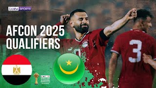 Egypt vs Mauritania  AFCON 2025 Qualifiers HIGHLIGHTS  111024  beIN SPORTS USA [upl. by Haag]