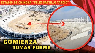 Comienza tomar forma la construcción del estadio de chincha [upl. by Fremont]