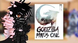 MonsterVerse Alpha Titans  Skar King and Shimo React To Godzilla Minus One Trailer 2 My AU [upl. by Leunamnauj786]