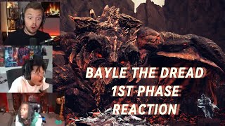 Elden Ring  Streamers Reaction to Bayle the Dread’s 1st Phase Gameplay at the End with Build [upl. by Ait]