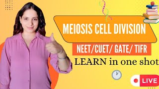 Meiosis cell cycle amp Cell Division for NEETGATE CUET CSIR NET by Sonia  Vira education ncert [upl. by Akima716]