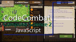 CodeCombat  Level 15 Backwoods Standoff JavaScript Computer Science 2 [upl. by Kcaj831]