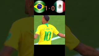 Barzil vs Mexico 20 football shorts youtubeshorts [upl. by Bresee]