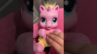 Gen 3 MLP baby Rarity plush on low batteries very cursed [upl. by Refinaj]