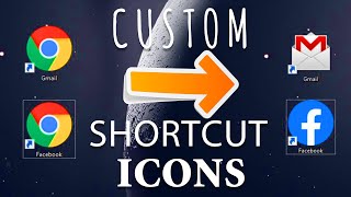 Turn Website Desktop Shortcut Icons into Custom Website Images works on ALL Windows OS [upl. by Zetnwahs]