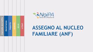 Richiesta Assegno Nucleo Familiare 2020 [upl. by Colley]