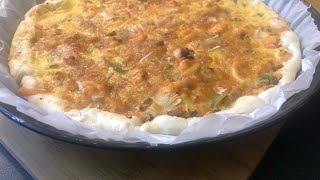 Quiche au saumon et poivron [upl. by Soracco994]