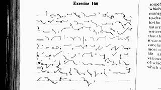 Shorthand Dictation of exercise 166 dictation of special contractions Shorthand Club [upl. by Neumeyer]