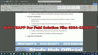 CS505P Assignment 1 Solution FALL 2024 CS505P Assignment 1 solution 2024 CS505P Assignment 1 [upl. by Fulcher]