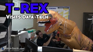 TRex Visits DataTech on Valentines Day [upl. by Nira]