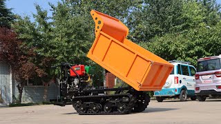 500 KG rubber tracked garden dumper [upl. by Cowie]