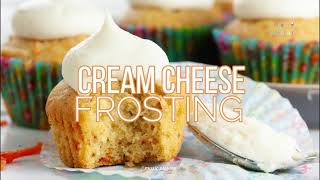 SIMPLE CREAM CHEESE FROSTING WITH GRANULATED SUGAR [upl. by Eade]