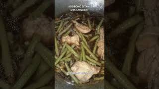 Adobong Sitaw with Chicken  Pinoy Food [upl. by Henning]