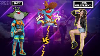 Oggy Punished Jack To Fight With Girlfriend 🥊  1 VS 1  Free Fire  Oggy Minecraft  Triple Slot [upl. by Annoyk]