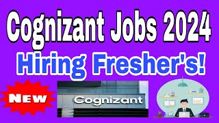 Cognizant Recruitment Drive 2024 Hiring For Fresher and Experienced Candidates as UAM Administrator [upl. by Ahcropal]