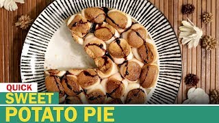 Sweet Potato Pie  How to Make Sweet Potato Pie  स्वीट पोटैटो पाई  Baked Sweet Potato  Food Tak [upl. by Sharl39]