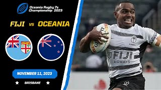 Fiji vs Oceania Barbarians ▷ Oceania Rugby 7s Championship 2023 Highlights [upl. by Refinaj863]