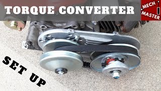 Go Kart Torque Converter Setup Install TAV [upl. by Brinson524]