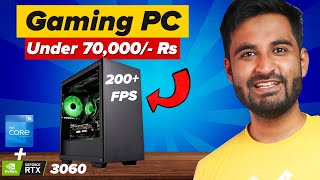 We Just Built The Ultimate Gaming PC Under 70000 Rs  Core i5  RTX 3060 [upl. by Oibaf]