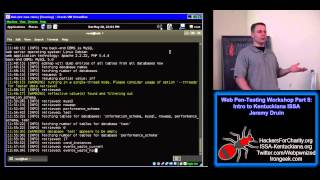 Web PenTesting Workshop Part 5 of 12 Intro to Kentuckiana ISSA Jeremy Druin [upl. by Janel188]