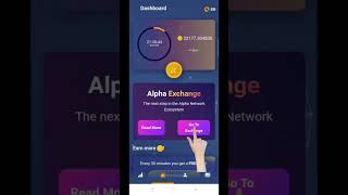 How to Sell Alpha Network Coins  Alpha Exchange  Shorts [upl. by Nisa]